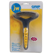 JW Pet Double Row Undercoat Rake Regular Teeth Grey, Yellow 1ea/One Size for your Pet Dog with Pet Store X.