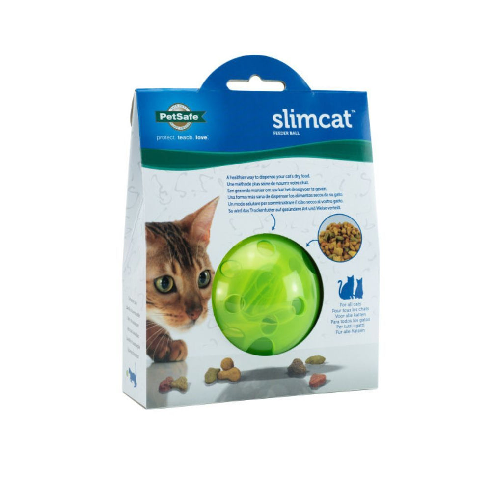 PetSafe SlimCat Food Dispenser Cat Toy Green 1ea