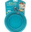 Messy Mutts Dog Collapsible Bowl Blue 1.5 Cup