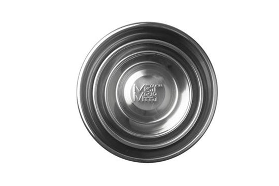 Messy Mutts Dog Bowl Stainless Steel 3 Cup for your Pet Dog with Pet Store X.