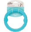 Messy Mutts Totally Dog Chew N Tug Ring Teal for your Pet Dog with Pet Store X.