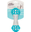 Messy Mutts Totally Dog Flex N Squeak Toy Grey Teal