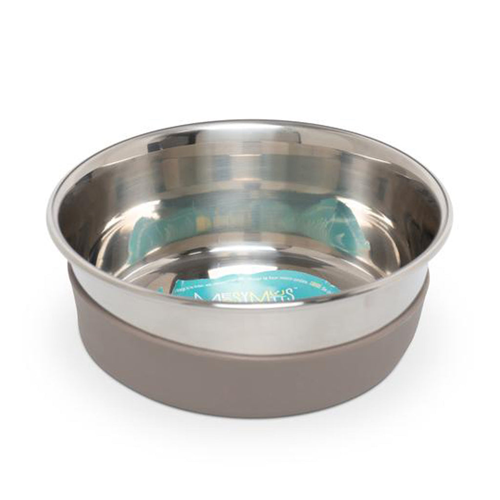 Messy Mutts Dog Bowl Stainless Steel Nonslip Bottom Small