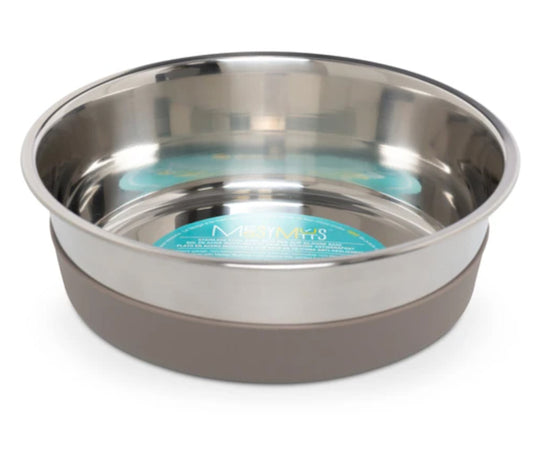 Messy Mutts Dog Bowl Stainless Steel Nonslip Bottom Large for your Pet Dog with Pet Store X.