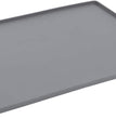 Messy Mutts Dog Cat Bowl Mat Silicone Cool Grey