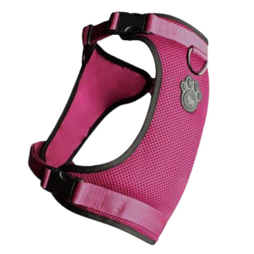 Canada Pooch Dog Everything Harness Mesh Pink MD for your Pet Dog with Pet Store X.