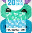 Bags on Board Waste Pick-up Bags Refill Green, Purple, Pink, Blue 1ea/140 ct for your Pet Dog with Pet Store X.