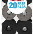 Bags on Board Waste Pick-up Bags Refill Grey, Black 1ea/140 ct for your Pet Dog with Pet Store X.