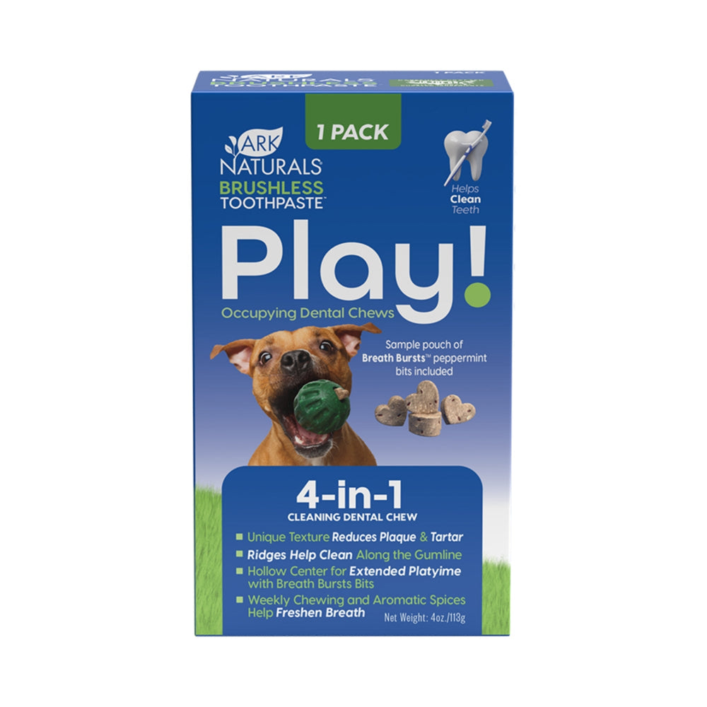 Ark Naturals Dog Brushless Play! 1 Pack for your Pet Dog with Pet Store X!