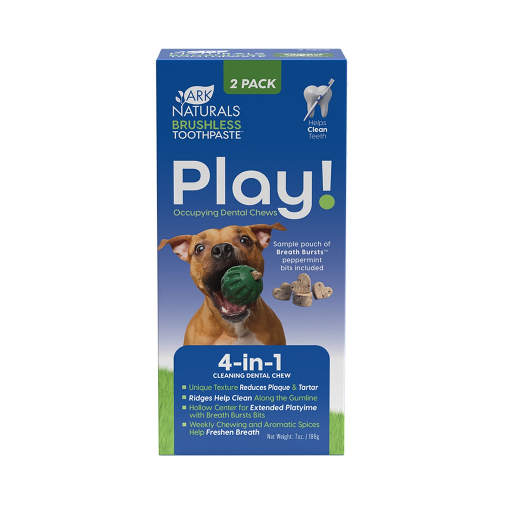 Ark Naturals Dog Brushless Play! 2 Pack for your Pet Dog with Pet Store X!