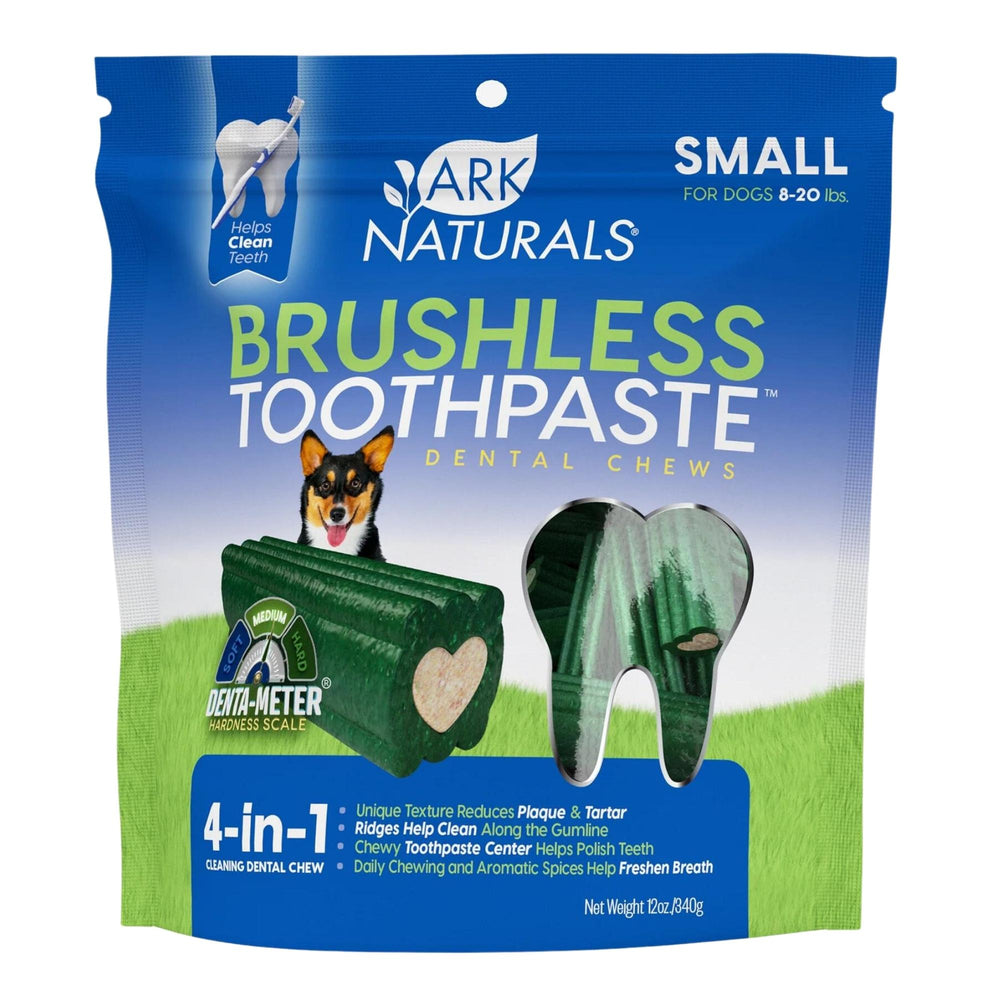 Ark Naturals Breath-Less Brushless Toothpaste Small To Medium Dog Chews, 12-oz Bag for your Pet Dog with Pet Store X.