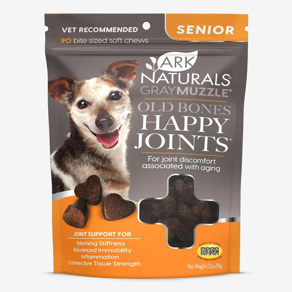 Ark Naturals Gray Muzzle Joint Health Senior Dog Treats, 317-oz Bag, 90 Count for your Pet Dog with Pet Store X.