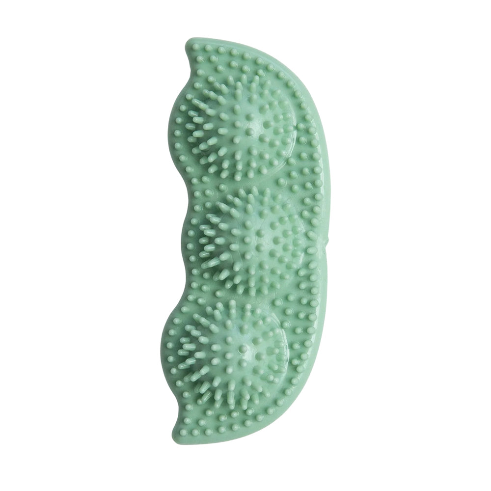 Snugarooz Pea Podz Eco TPR  Dog Toy Green 5in.