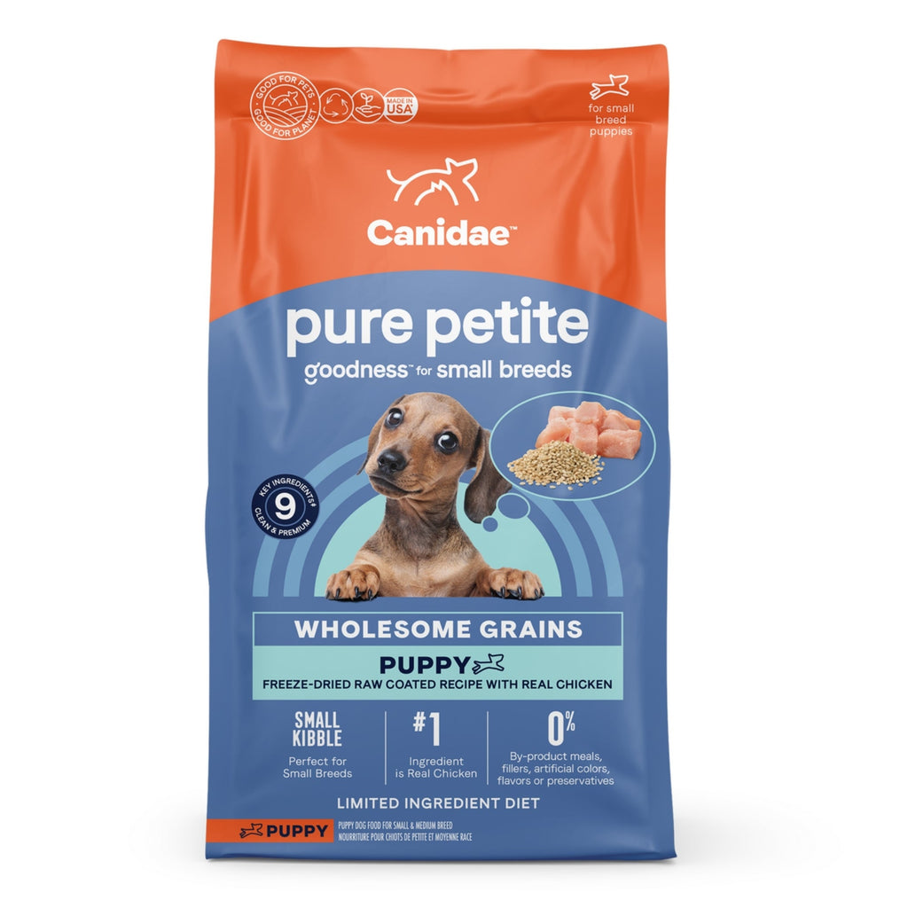 Pure Petite Puppy Food with Wholesome Grains Chicken 4 Lb