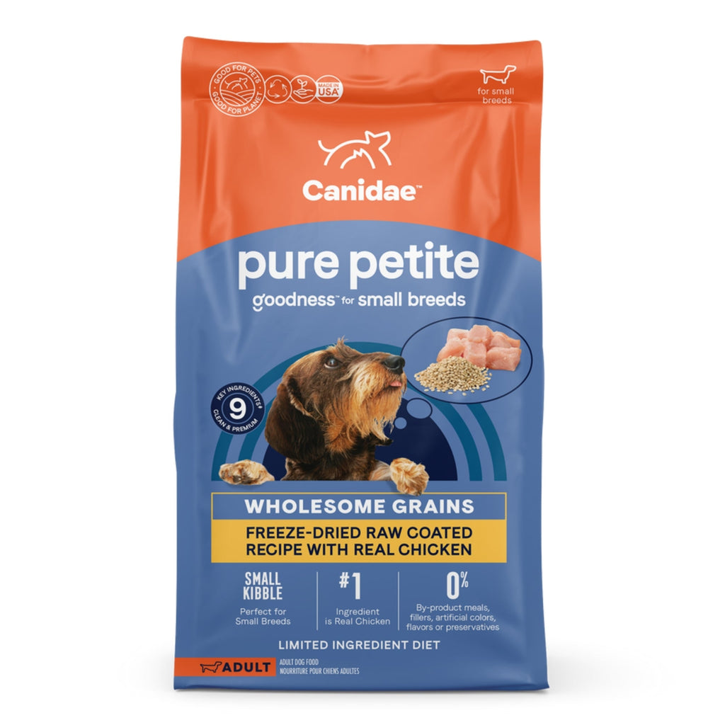 Pure Petite Adult Dog Food with Wholesome Grains  Chicken 10 Lb