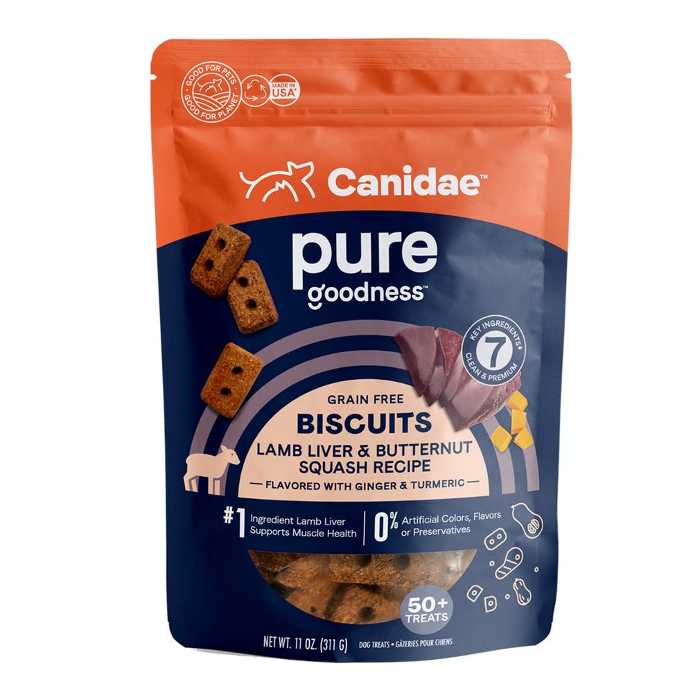 Pure Goodness Grain Free Dog Biscuits Lamb/Buttersquash 11oz.