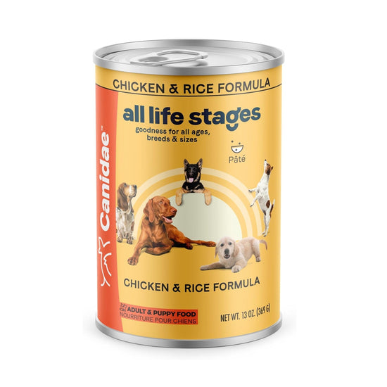 All Life Stages Canned Dog Food Chicken/Rice 13oz (Case of 12) for your Pet Dog with Pet Store X!