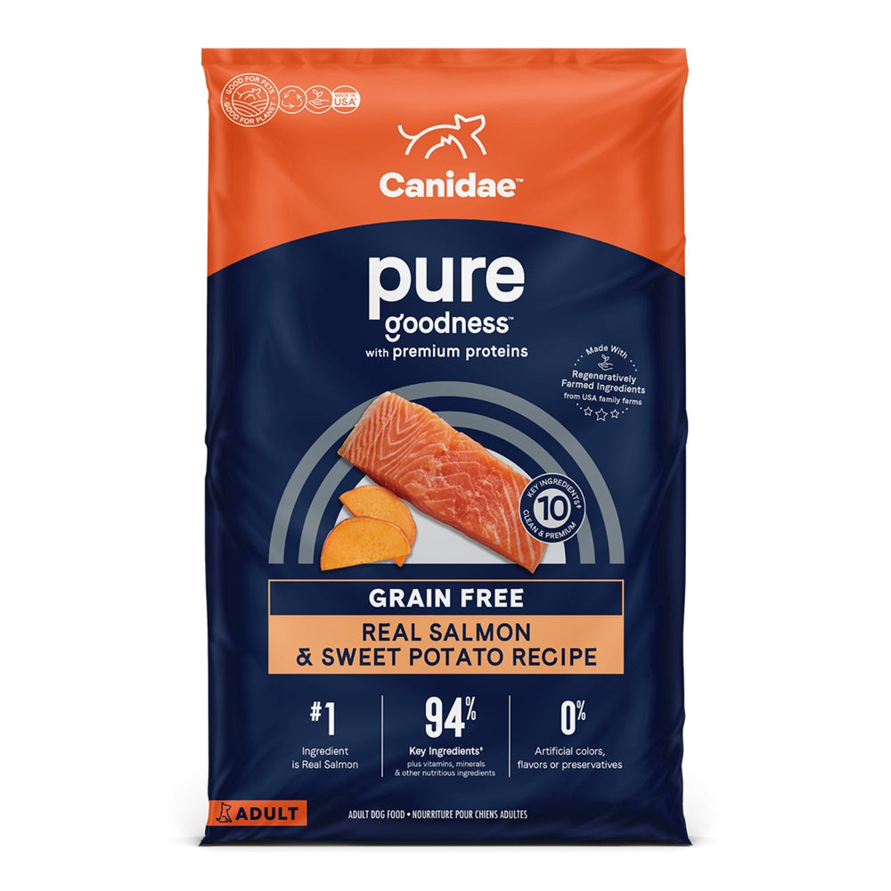 Pure Grain Free Dog Food  Salmon/Sweet Potato 22 Lb