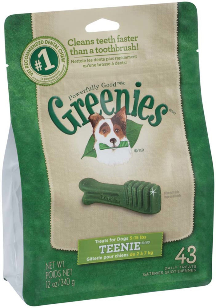 Greenies Dog Dental Treats Teenie Original 1ea/12 oz, 43 ct for your Pet Dog with Pet Store X!