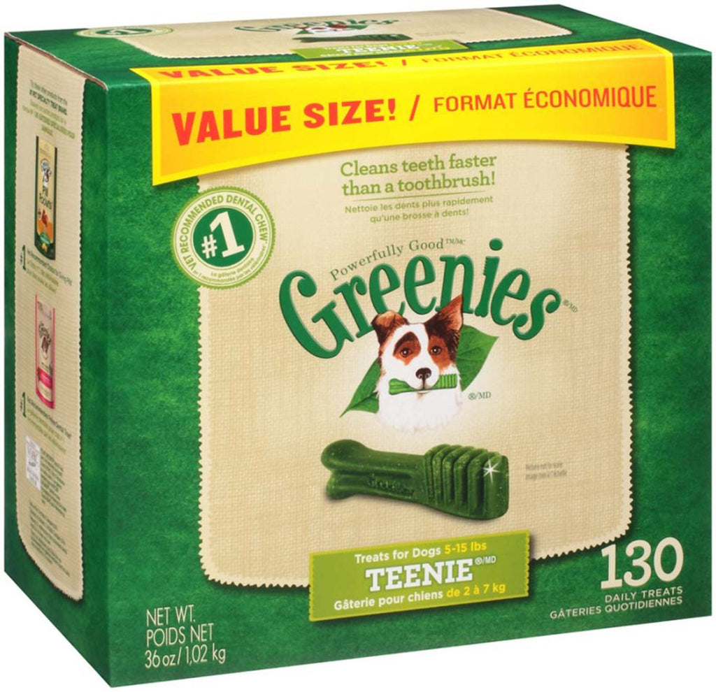 Greenies Dog Dental Treats Teenie Original 36 oz, 130 ct (EXPIRES 02/2025)