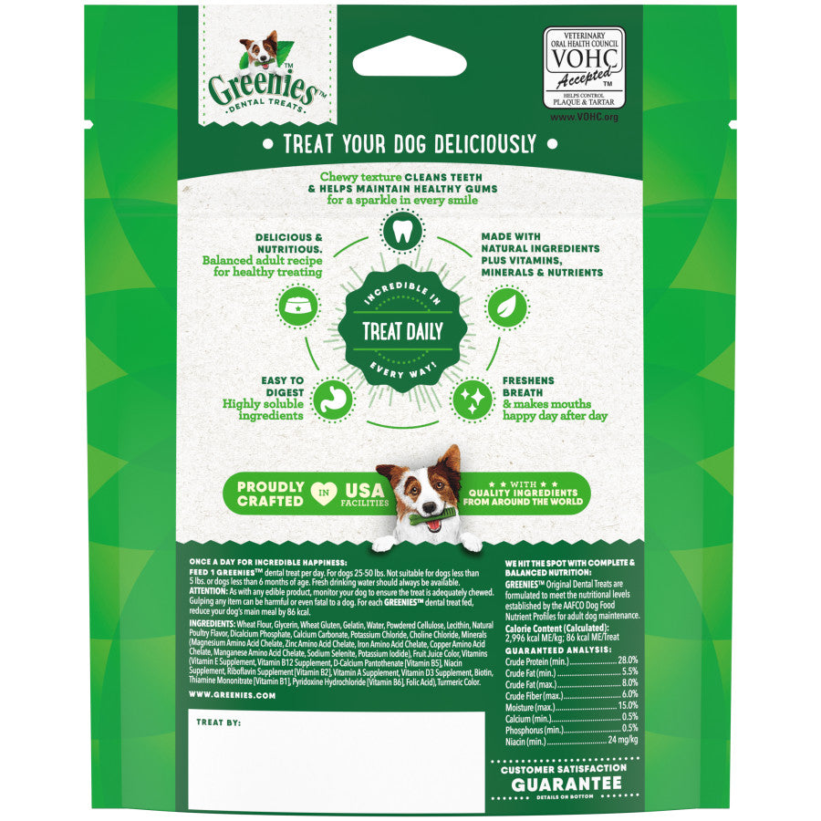 Greenies Dog Dental Treats Regular Original 1ea/6 oz, 6 ct