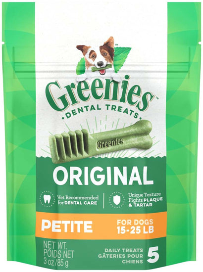 Greenies Dog Dental Treats Regular Original 1ea/3 oz, 3 ct for your Pet Dog with Pet Store X!