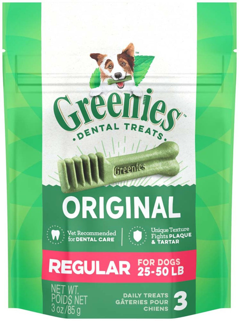 Greenies Dog Dental Treats Petite Original 1ea/3 oz, 5 ct for your Pet Dog with Pet Store X!