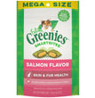 Greenies Feline SmartBites Skin & Fur Crunchy & Soft Adult Cat Treats Salmon 1ea/46 oz for your Pet Cat with Pet Store X!