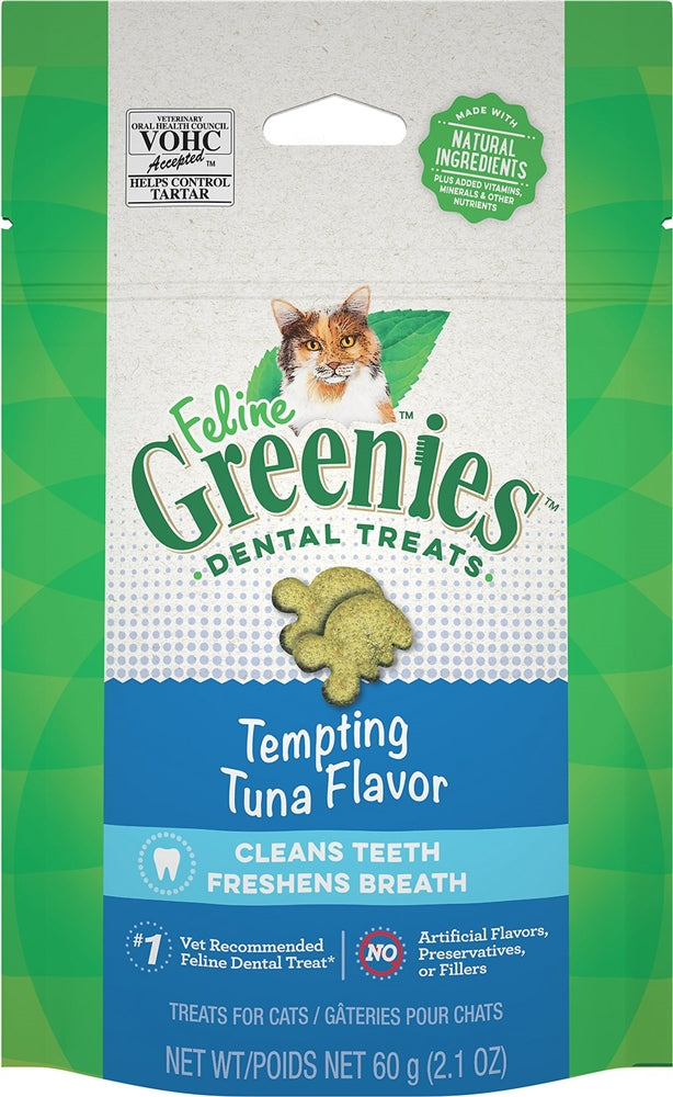 Greenies Feline Adult Cat Dental Treats Tempting Tuna 1ea/21 oz for your Pet Cat with Pet Store X!