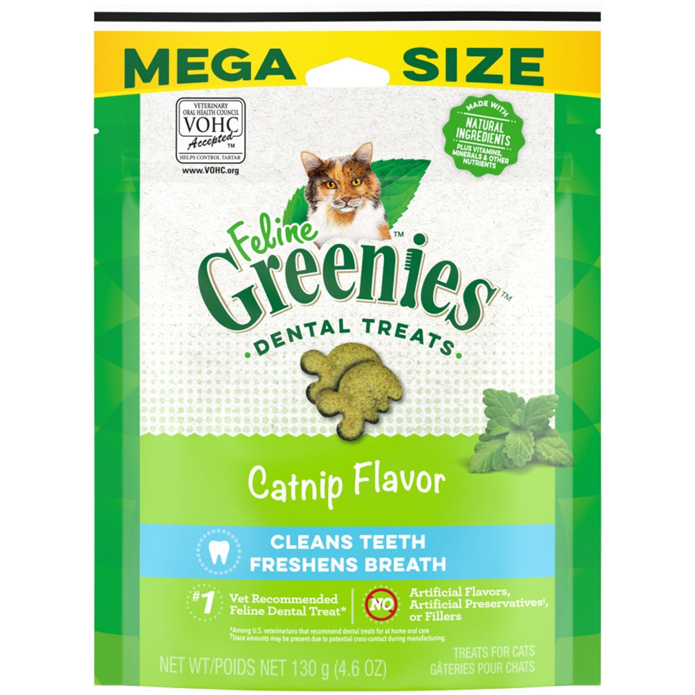 Greenies Feline Adult Cat Dental Treats Catnip 1ea/46 oz for your Pet Cat with Pet Store X!