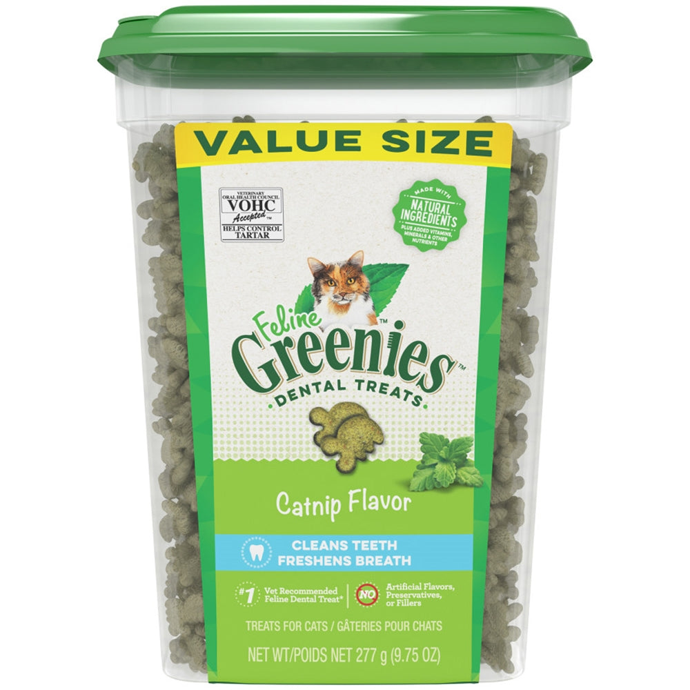 Greenies Feline Adult Cat Dental Treats Catnip 1ea/975 oz for your Pet Cat with Pet Store X!