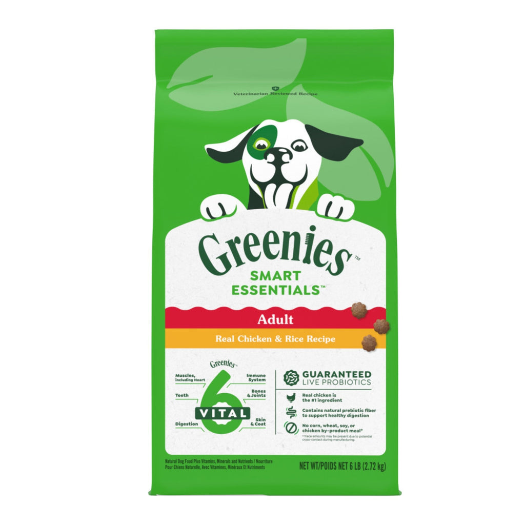 Greenies Smart Essentials Adult Dry Dog Food Chicken & Rice, 1ea/6 lb for your Pet Dog with Pet Store X!