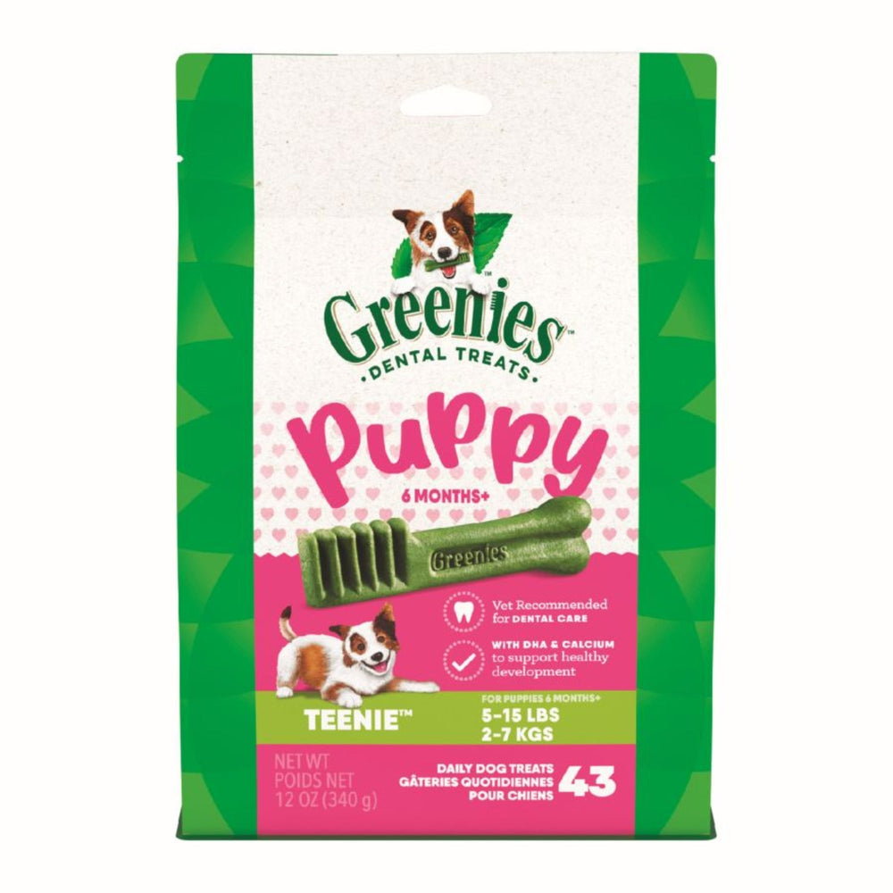 Greenies Puppy 6+ Months Dog Dental Treats Teenie, 1ea/12oz.