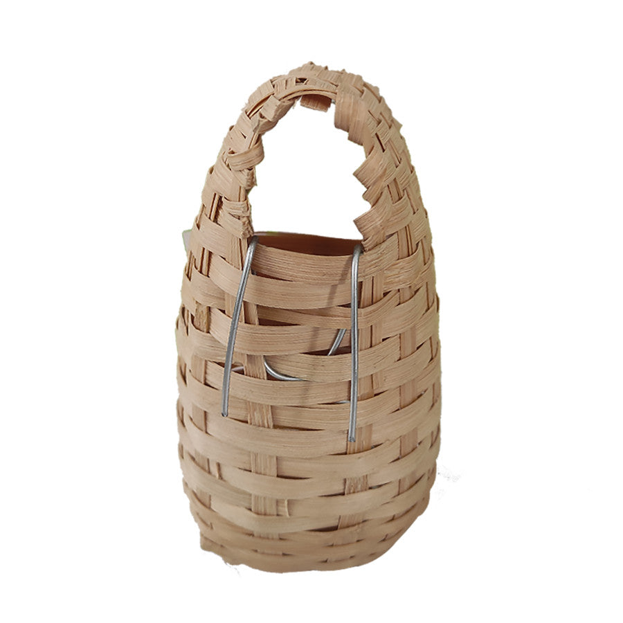 A & E Cages Covered Bamboo Nest Parakeet: 1ea/One Size for your Pet Small Animal with Pet Store X.