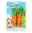 A &E Cages Nibbles Small Animal Loofah Chew Toy Carrots; 1ea