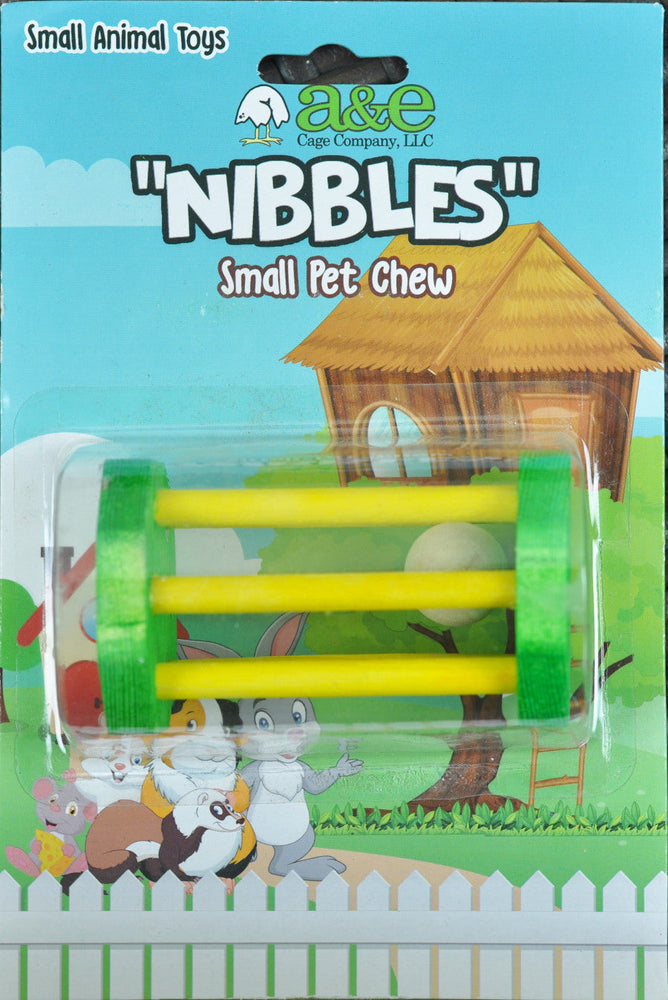 A & E Cages Wooden Barrel Small Animal Chew Toy 1ea for your Pet Small Animal with Pet Store X.