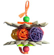 A &E Cages Nibbles Single Palm Star Stacks Small Animal Chew Toy 1ea-One Size for your Pet Small Animal with Pet Store X.