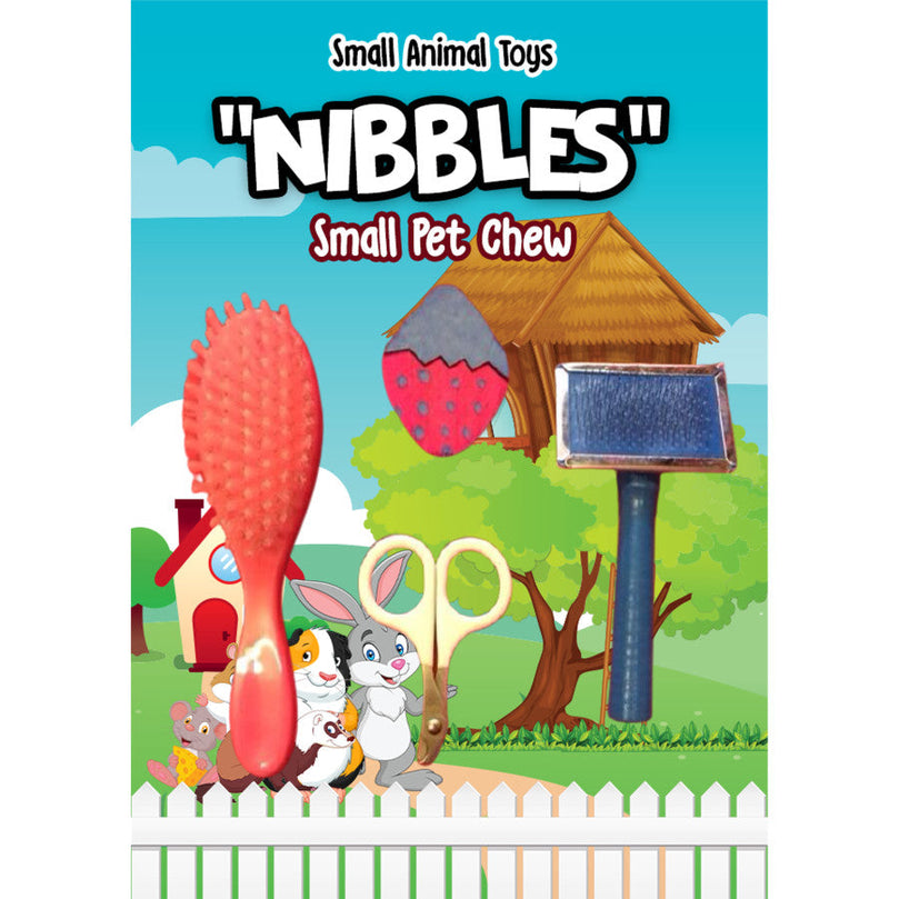 A & E Cages Nibbles Small Animal Grooming Kit Multi; 1ea-One Size for your Pet Small Animal with Pet Store X.