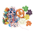 A & E Nibbles-Crinkle-Loofah-Delight-Toy