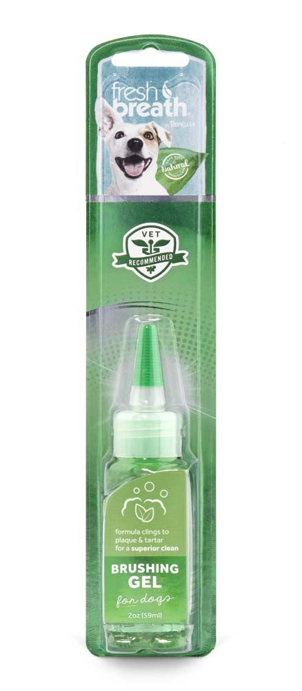 TropiClean Fresh Breath Brushing Dental & Oral Care Gel for Dogs 1ea/2 oz