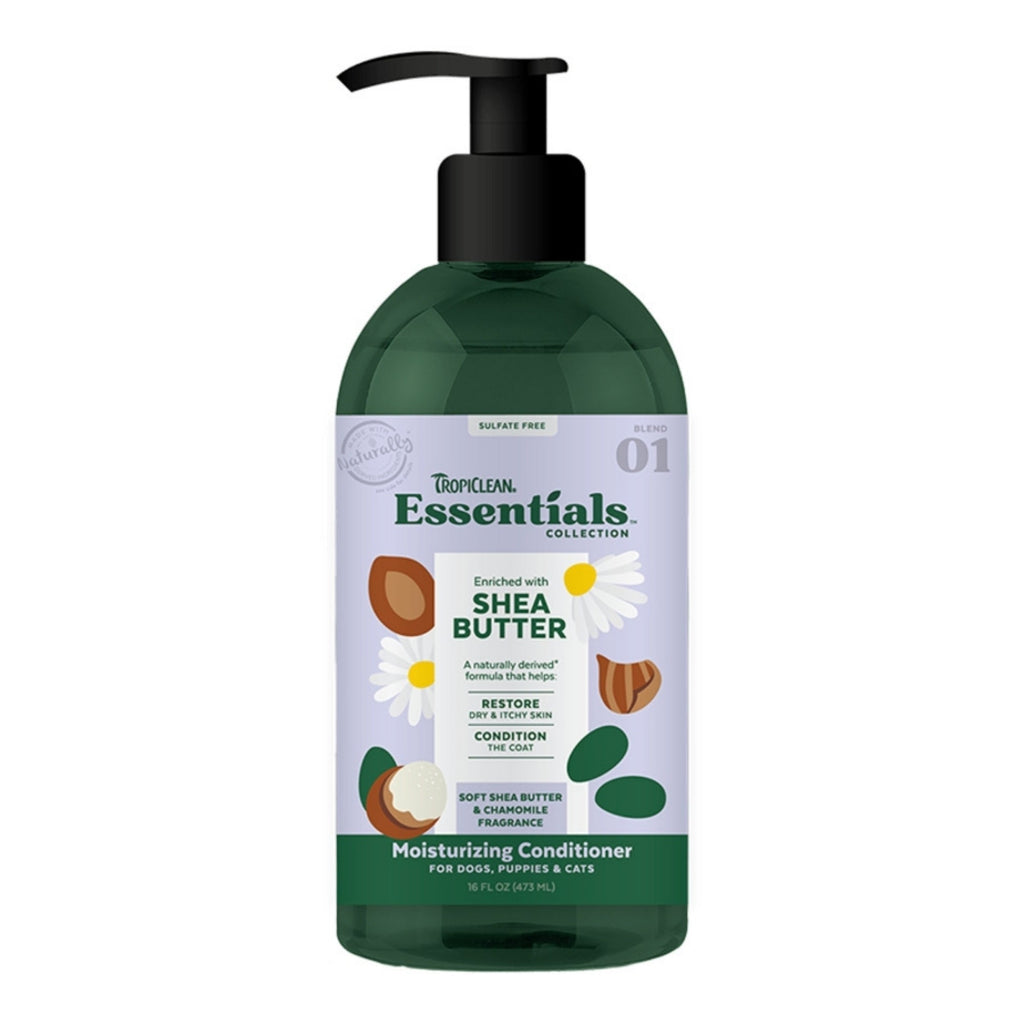 TropiClean Essentials Shea Butter Conditioner for Dogs 1ea/16 oz