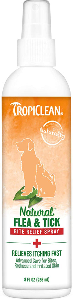 TropiClean Natural Flea & Tick Bite Relief Spray 1ea/8 fl oz