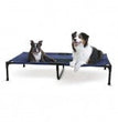 K&H Pet Products Original Pet Cot Elevated Dog Bed Blue/Black 1ea/XL 32 X 50 X 9 in