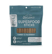 Dog Treat Naturals Dog Superfood Sticks Turkey & Blueberry 10Oz