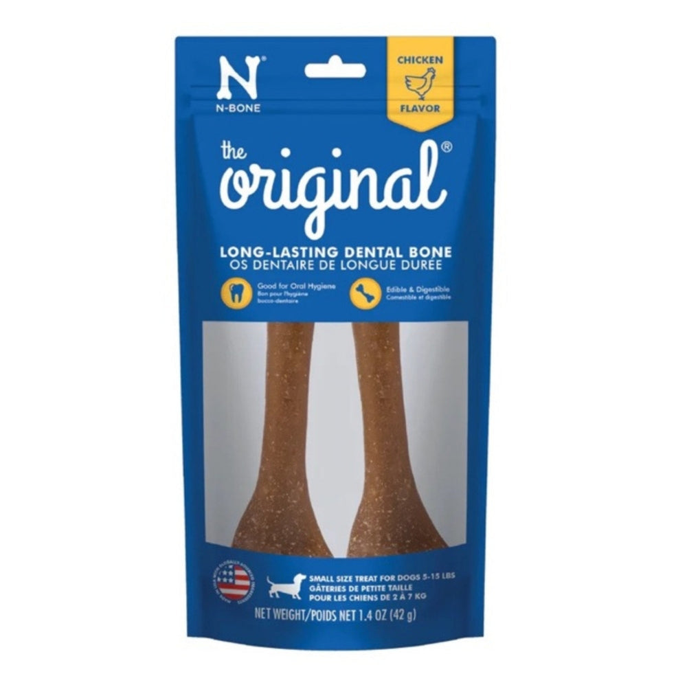 N-Bone The Original Long-Lasting Dental Bone Chicken 1ea/1.4 oz, 2 pk, SM