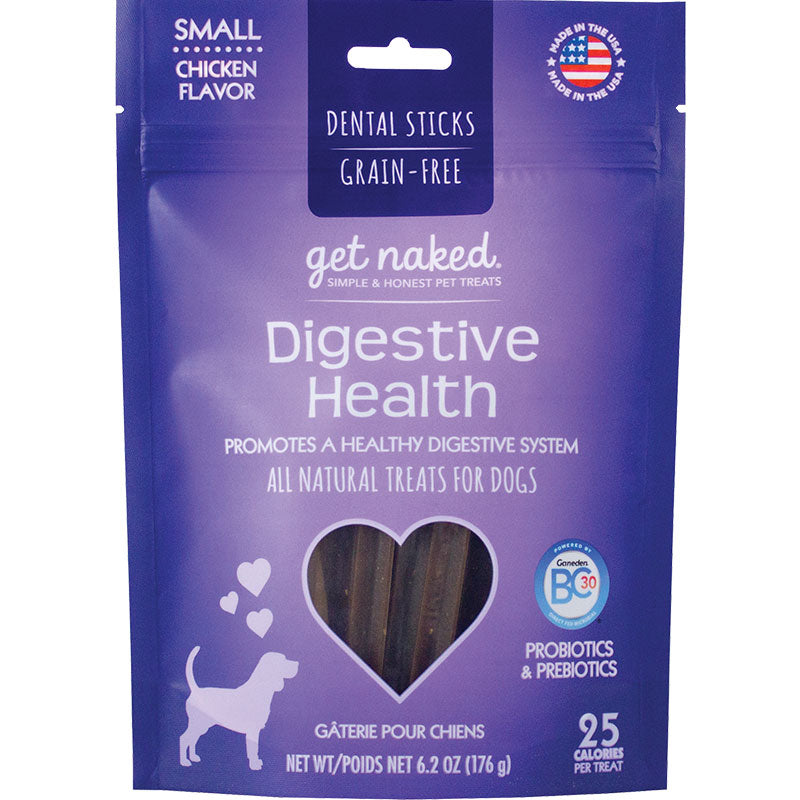 Get Naked Digestive Health Grain-Free Dental Stick Dog Treats Chicken 1ea/6.2 oz, SM