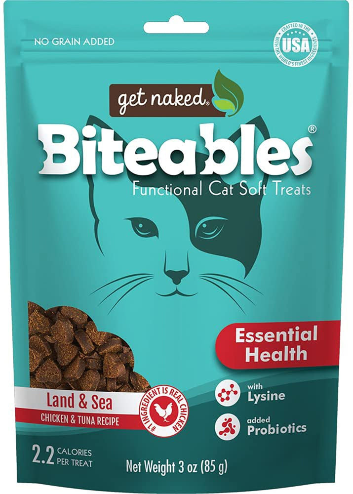 Get Naked Biteables Essential Health Functional Cat Soft Treats 3oz for your Pet Cat with Pet Store X!