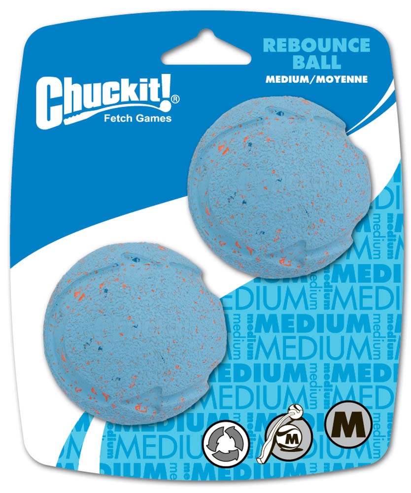 Chuckit! Rebounce Ball Dog Toy Assorted 1ea/2 pk, MD for your Pet Dog with Pet Store X.