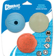 Chuckit! Fetch Medley Balls Dog Toy Assortment 1 Multi-Color 1ea/3 pk, MD for your Pet Dog with Pet Store X.