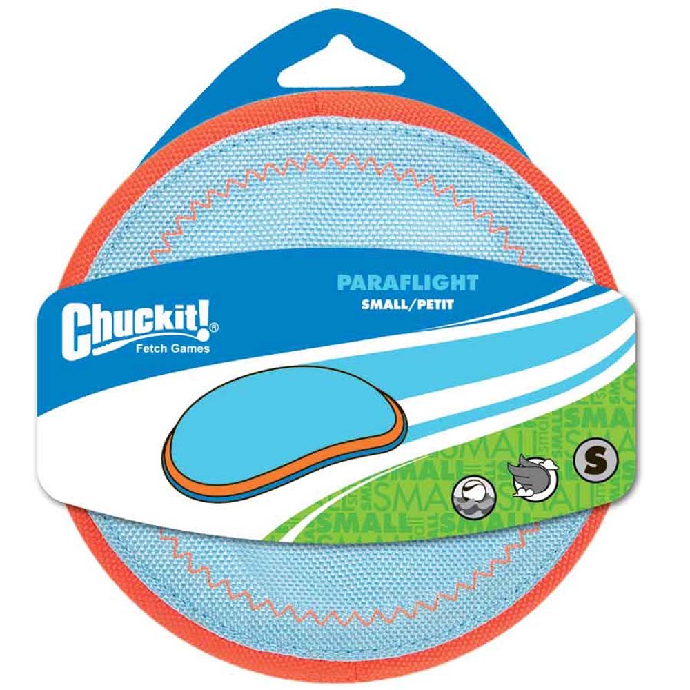 Chuckit! Paraflight Dog Toy Blue/Orange 1ea/SM for your Pet Dog with Pet Store X.